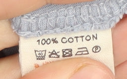 White Stuff Women's Blue Cotton Tank Top - Size 10