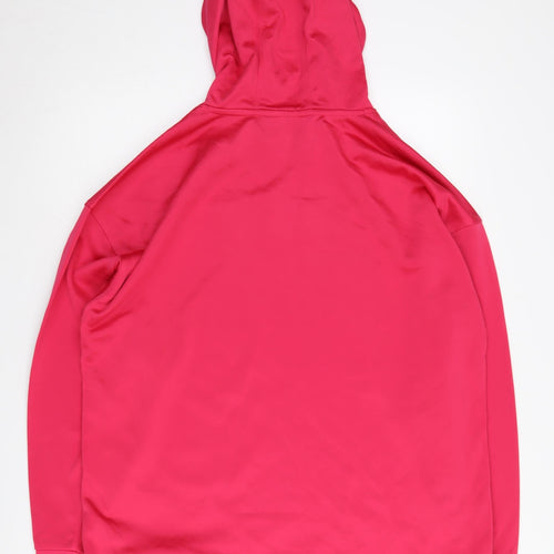DKNY Women's Pink Pullover Hoodie - Size L
