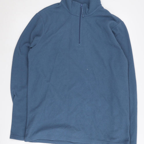 Mountain Warehouse Men's Blue Fleece Pullover M