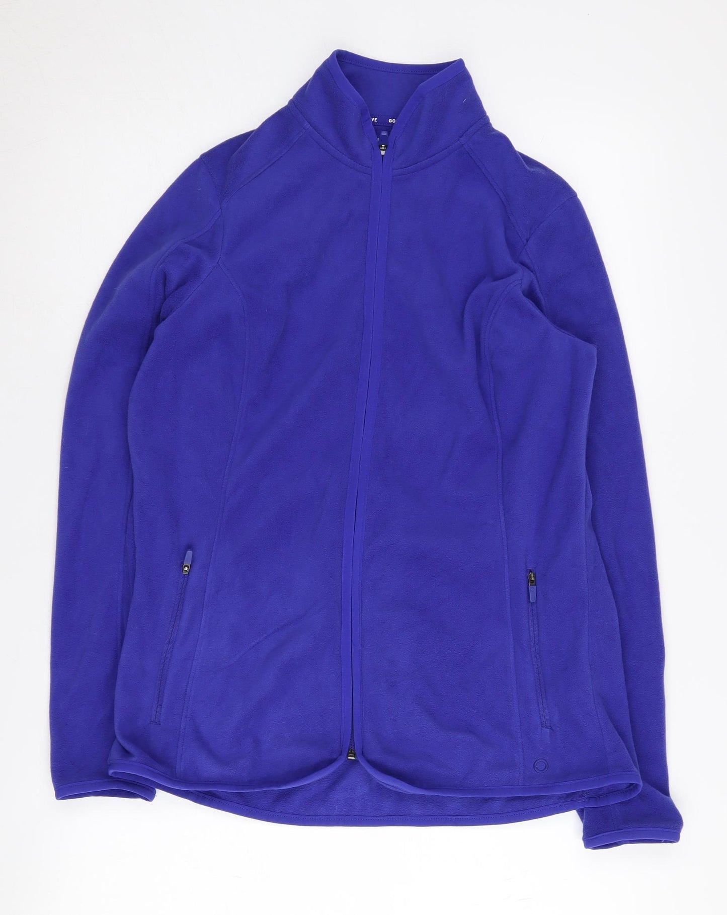 Marks and Spencer Women's Blue Fleece Jacket Size 12