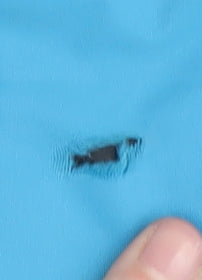 Normann Women's Blue Size 12 Hooded Rain Coat