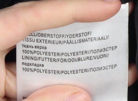 Normann Women's Blue Size 12 Hooded Rain Coat