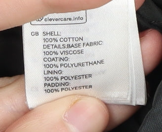 H&M Women's Black Military Jacket Size 10