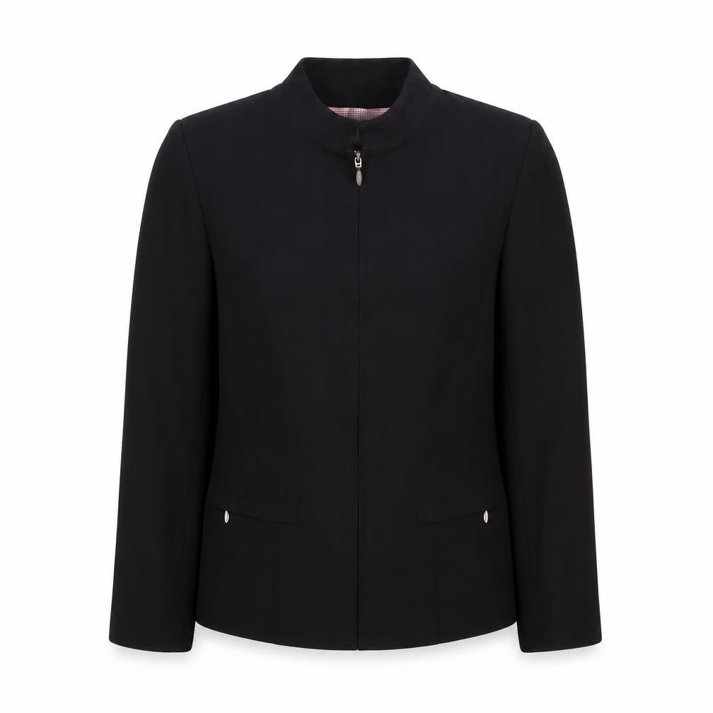 Front view of Klass Collection Women's Black Blazer, size 12