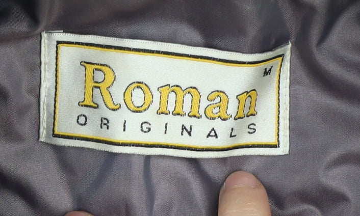 Roman Originals Women's Grey Mid Jacket, M