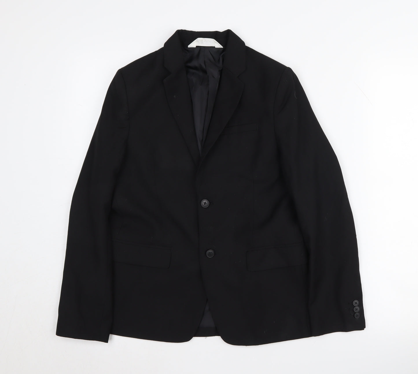 H&M Boys Black Suit Jacket 11-12Y Formal Regular Fit
