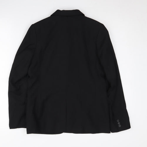 H&M Boys Black Suit Jacket 11-12Y Formal Regular Fit