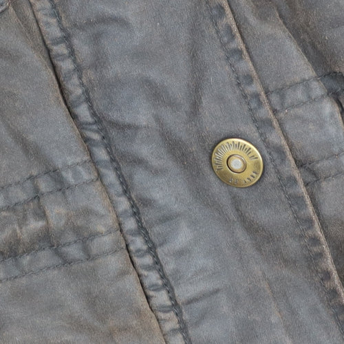 Fat Face Women's Brown Parka Coat Size 12 with Hood