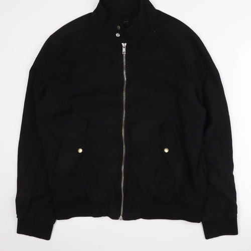 H&M Men's Black Basic Jacket, Size L