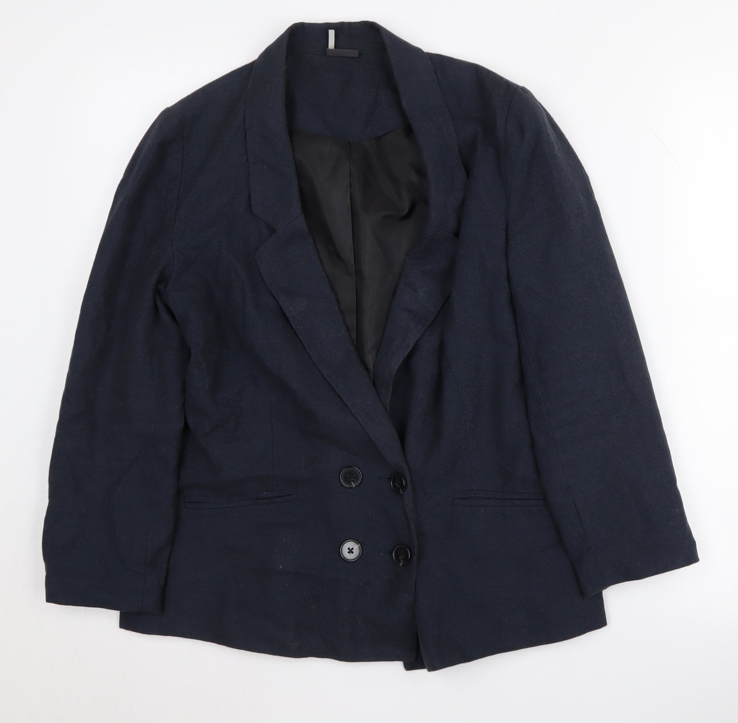 Sparkle & Fade Blue Women's Blazer M, Cotton, Casual