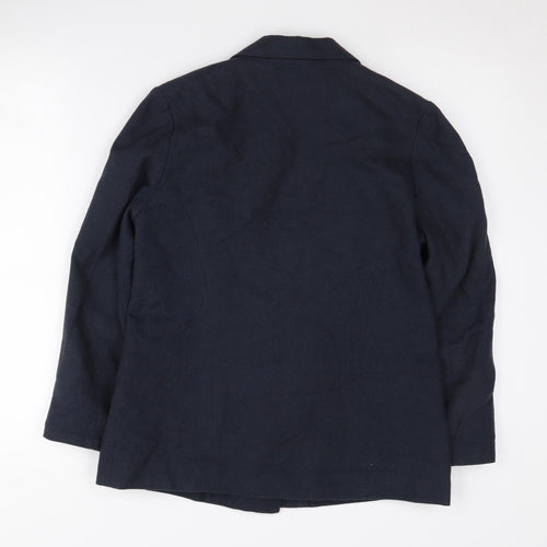 Sparkle & Fade Blue Women's Blazer M, Cotton, Casual
