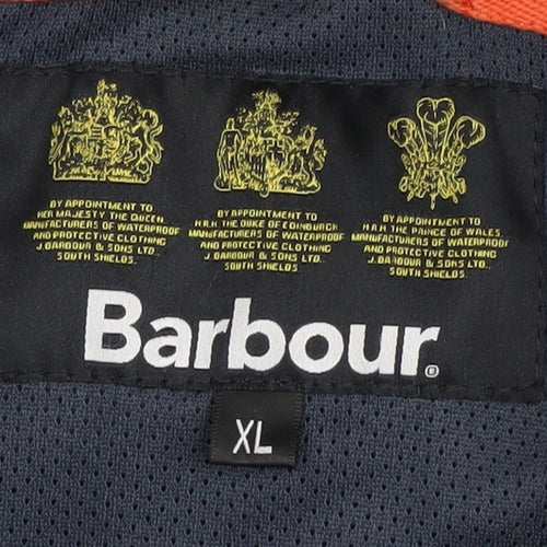 Barbour Men's Blue XL Hooded Parka Jacket