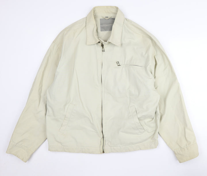 Hawkshead Men's Beige Basic Jacket M Full Zip
