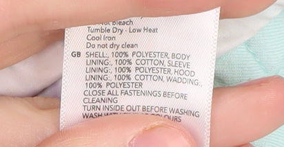 Baker Girls' Multicoloured Puffer Coat, 12-18M, Floral Design