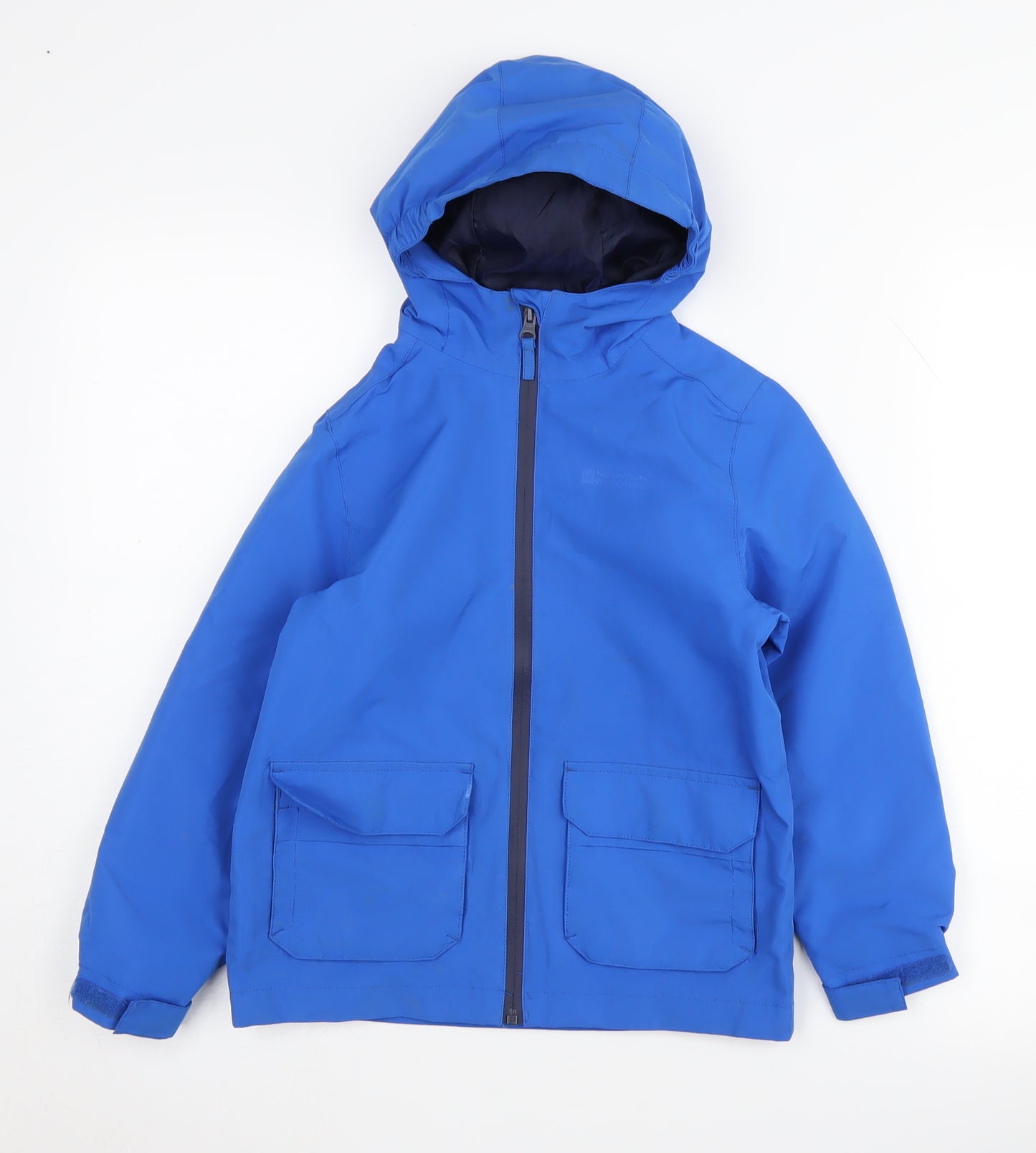 Mountain Warehouse Boys Blue Waterproof Parka Jacket 7-8 Years