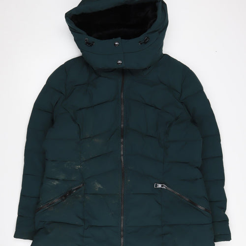 Andrew Marc Women's Green Puffer Jacket XL