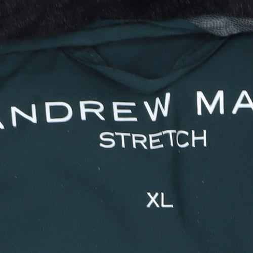 Andrew Marc Women's Green Puffer Jacket XL