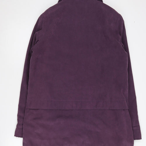 Klass Collection Women's Purple Full Zip Jacket M