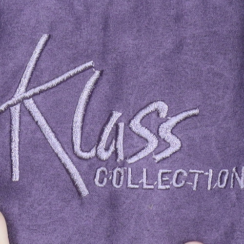 Klass Collection Women's Purple Full Zip Jacket M