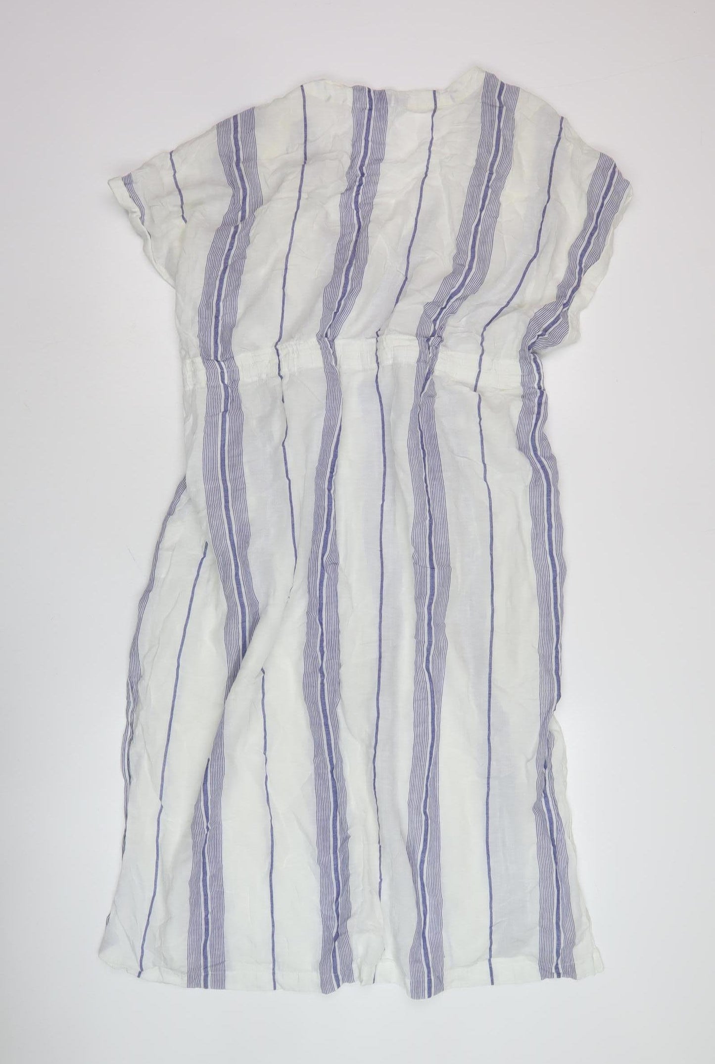 Love by Gap Women's White Striped XL Mini Dress