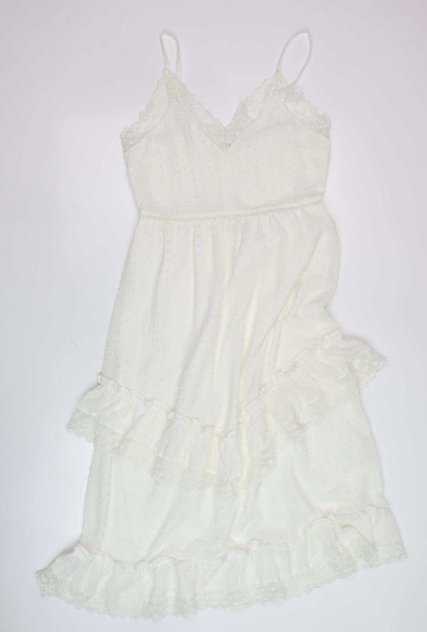 River Island Ivory Slip Dress, Women’s Size 10