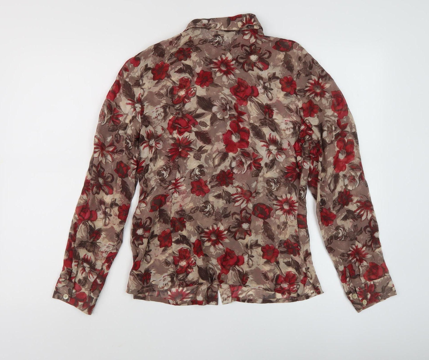 East Women's Floral Multicoloured Blouse Size 10