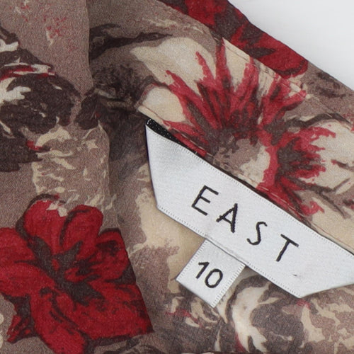 East Women's Floral Multicoloured Blouse Size 10