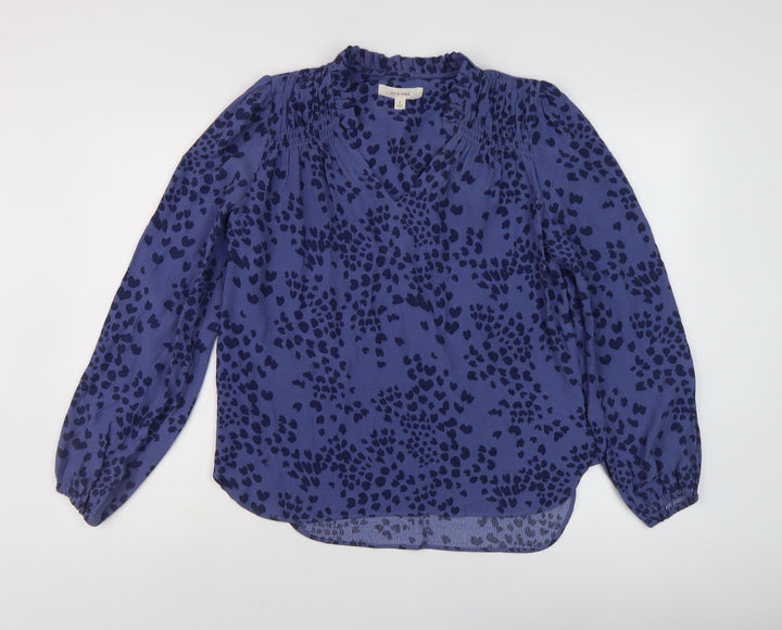 Marks and Spencer Women's Blue Long Sleeve Blouse