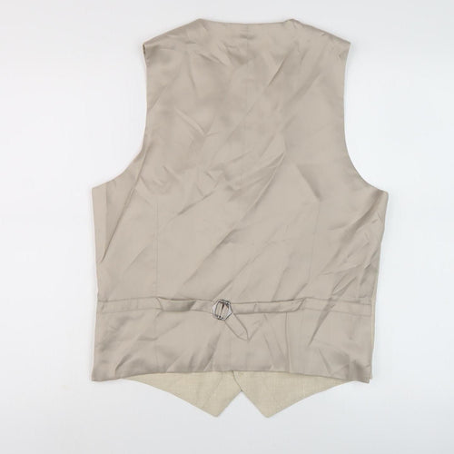 Marks and Spencer Men's Beige Waistcoat 38R