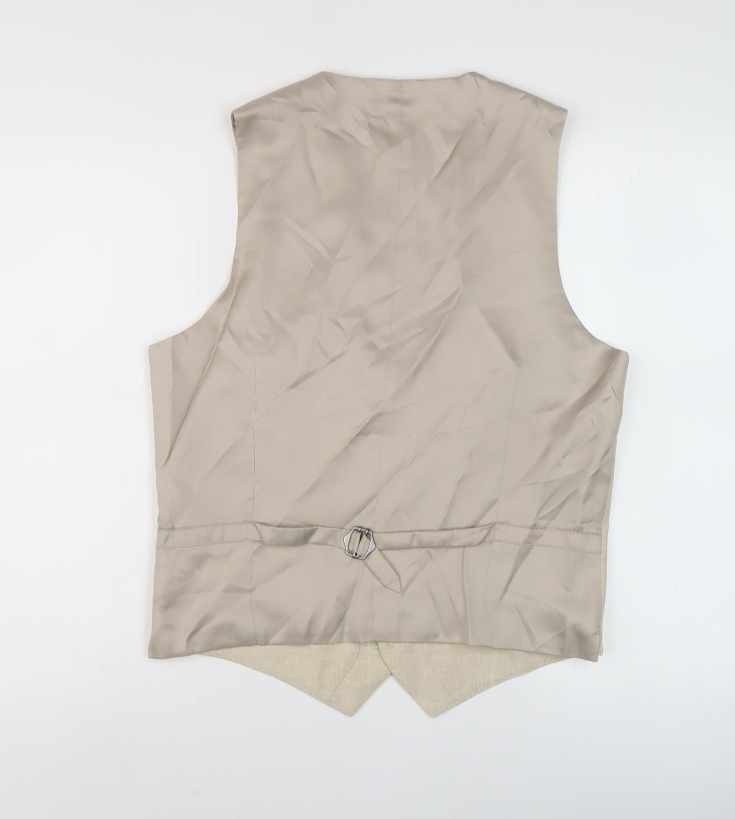 Marks and Spencer Men's Beige Waistcoat 38R