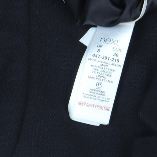 Next Women's Black Blazer Size 8 - Classic Business Jacket