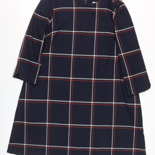 Phase Eight Women's Multicoloured Plaid Shift Dress, Size 12