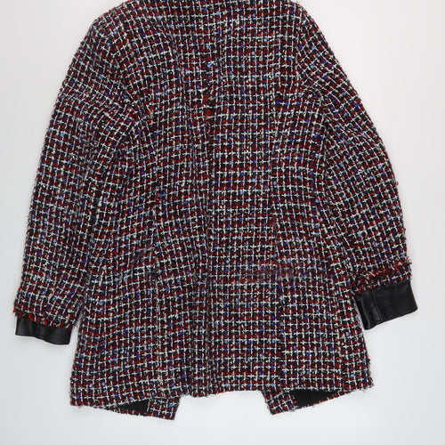 River Island Women’s Multicoloured Checked Coat - Size 12