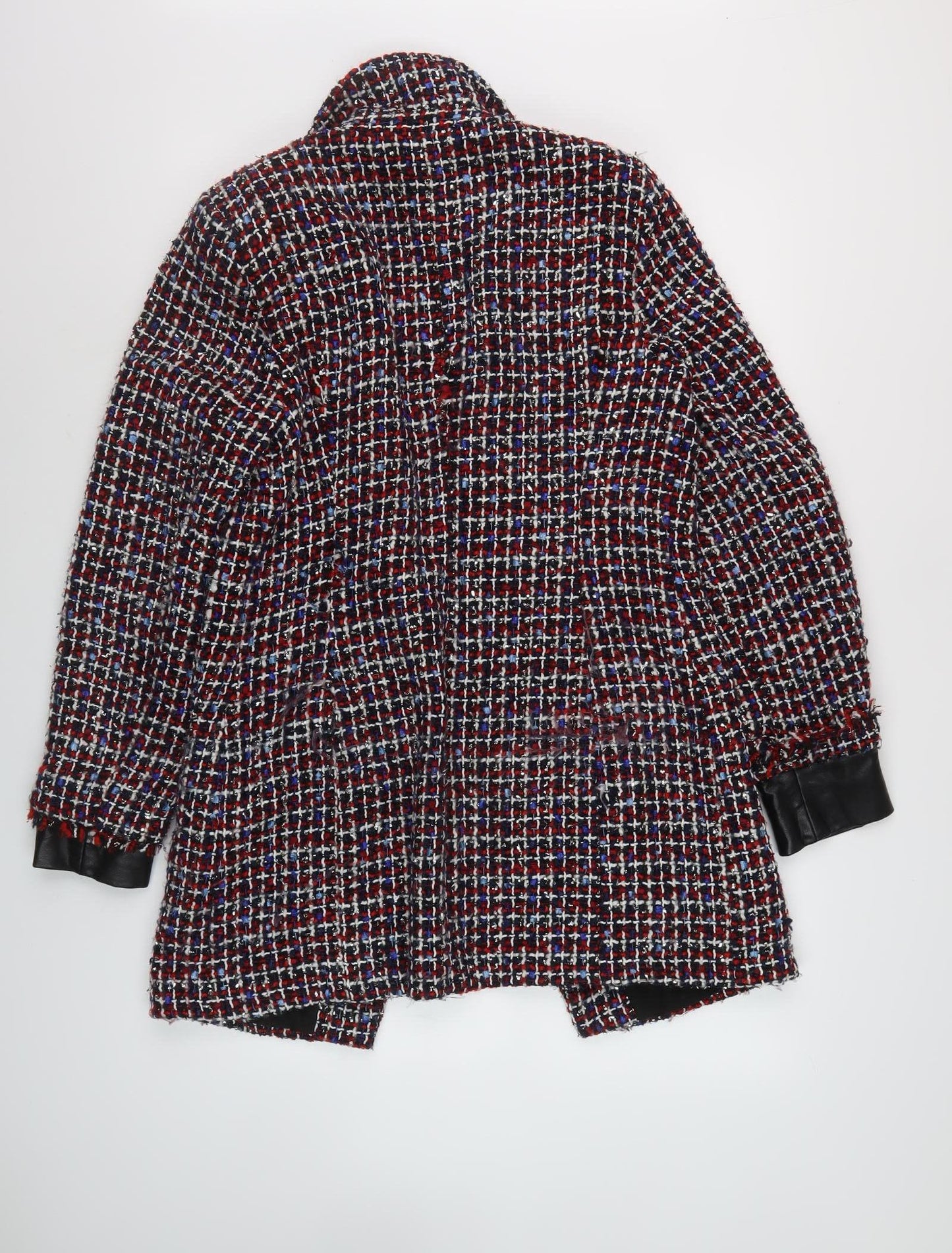 River Island Women’s Multicoloured Checked Coat - Size 12