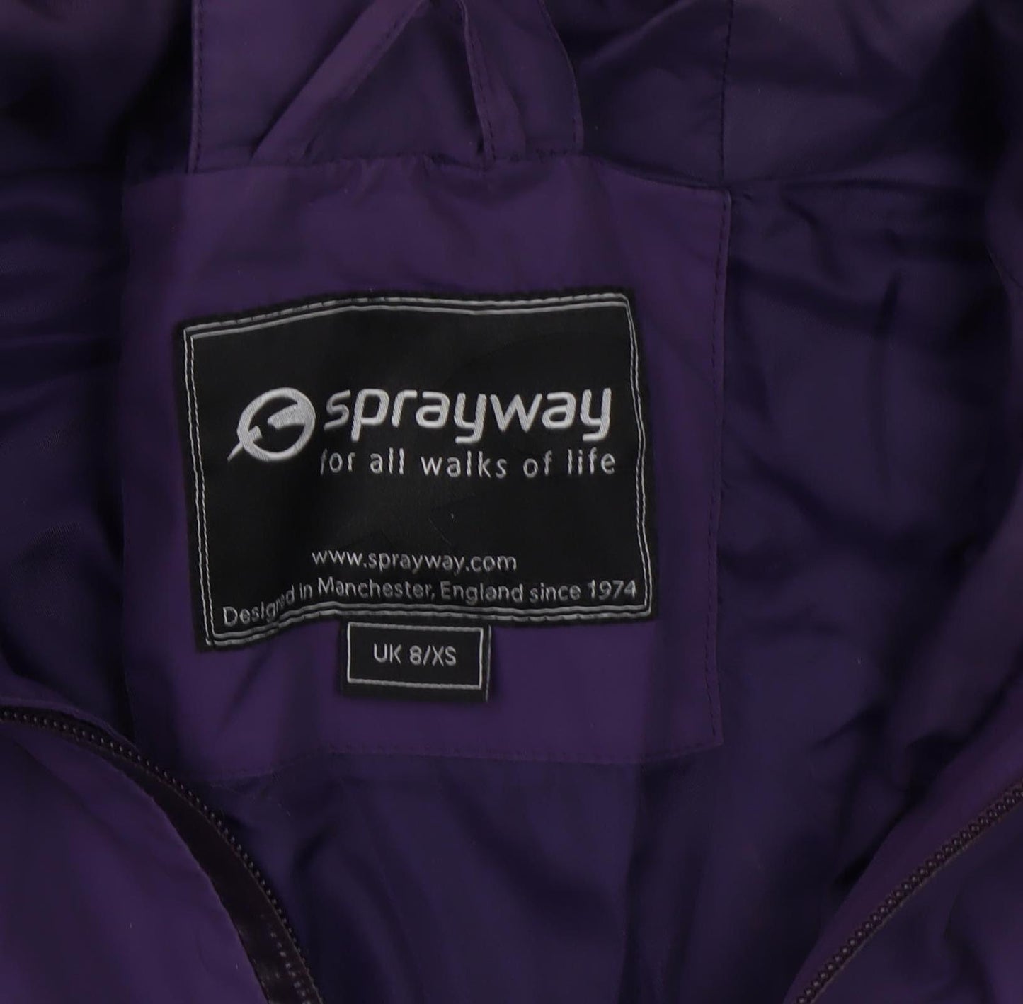 Sprayway Women's Purple Waterproof Jacket Size 8