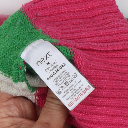 Next Women's Multicoloured Striped Pullover Jumper Size 12