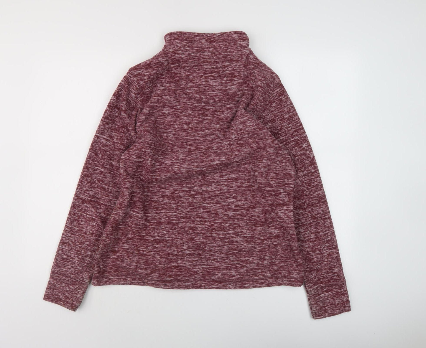 Weird Fish Women's Red 1/4 Zip Sweatshirt Size 12