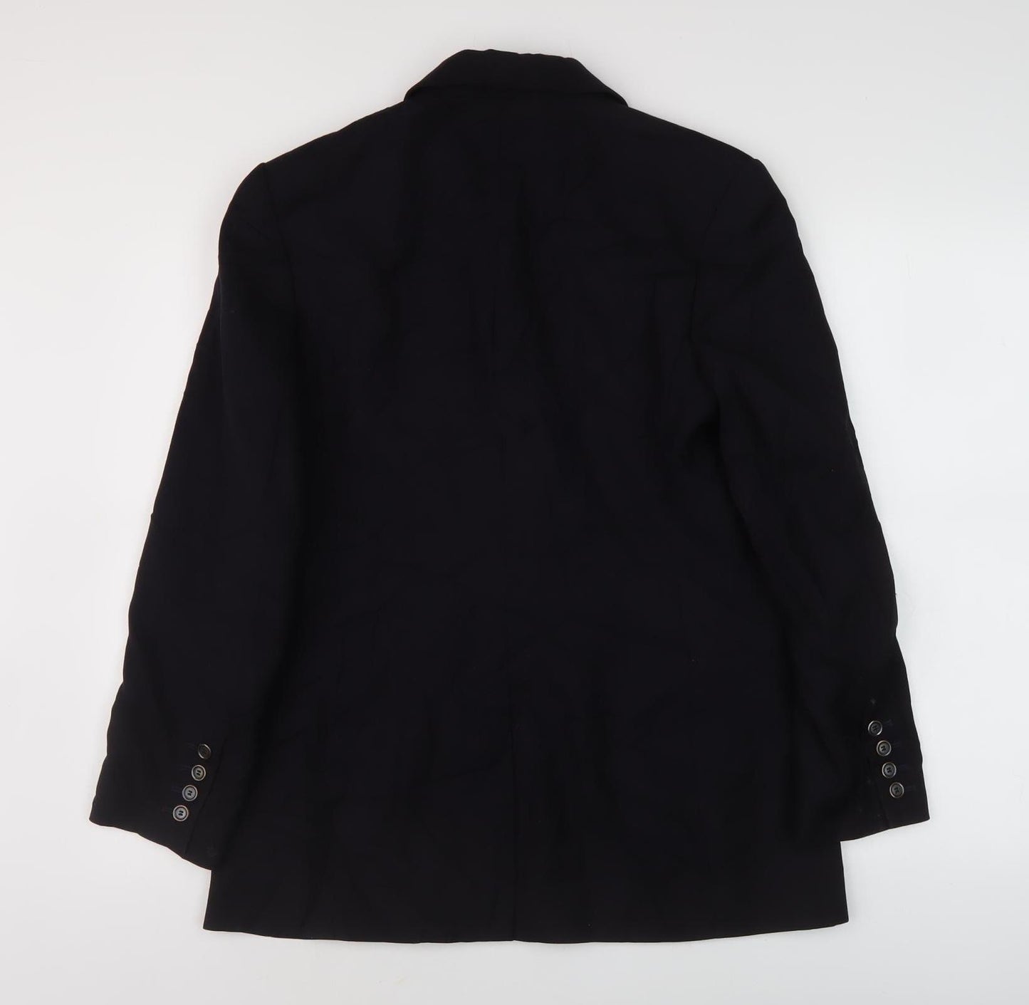 Jaeger Women's Black Wool Blazer Size 16