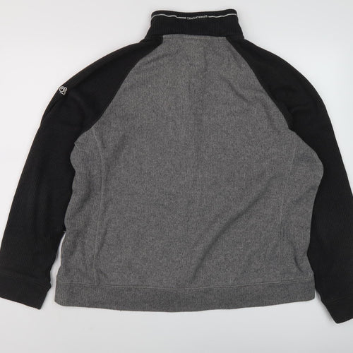 Craghoppers Men’s XL Black Grey Pullover Jumper