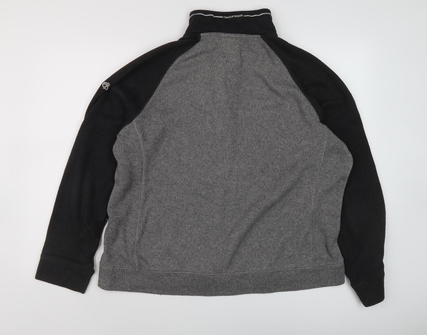 Craghoppers Men’s XL Black Grey Pullover Jumper