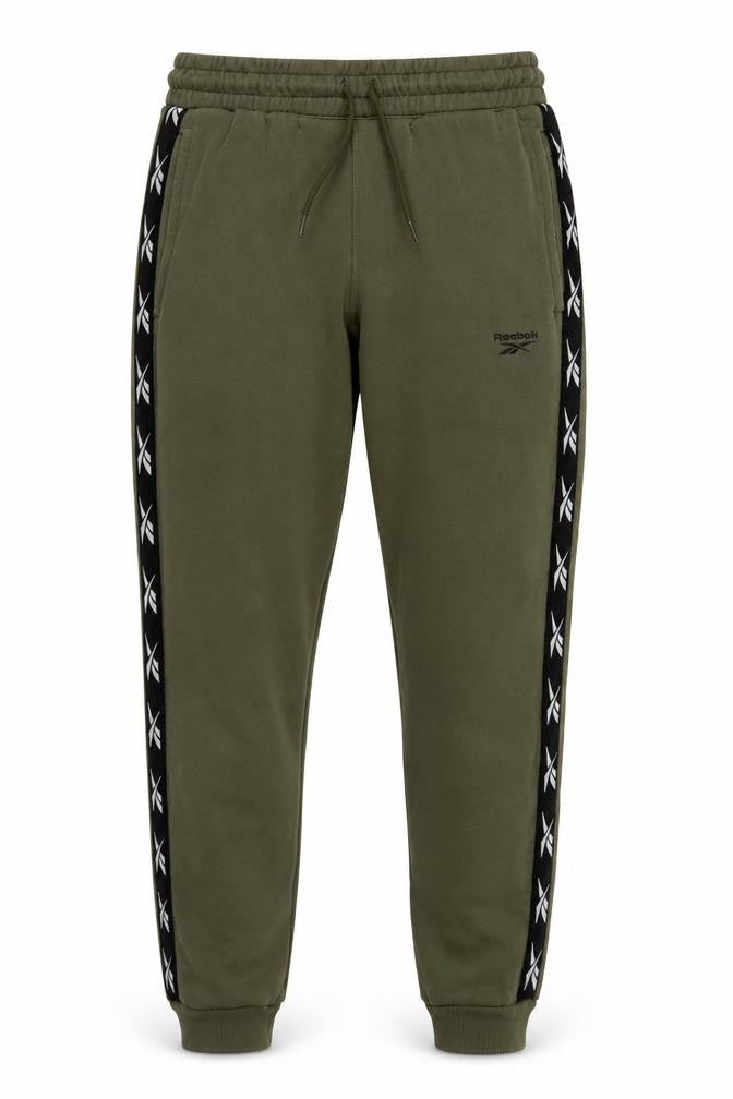 Front view of Reebok Men's Green Jogger Trousers S