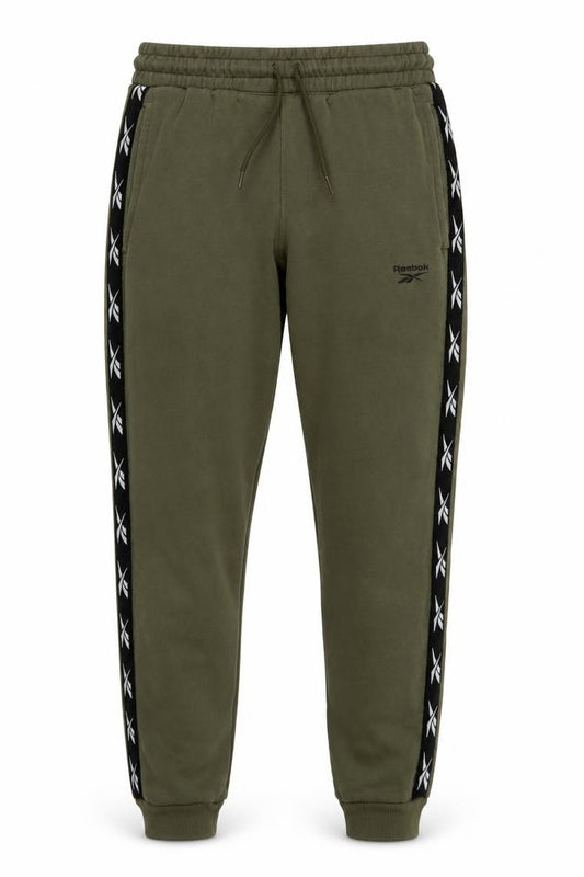Front view of Reebok Men's Green Jogger Trousers S