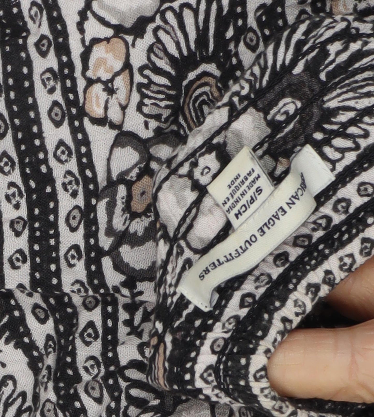 American Eagle Women’s Black Floral Playsuit, Sleeveless, Size Regular