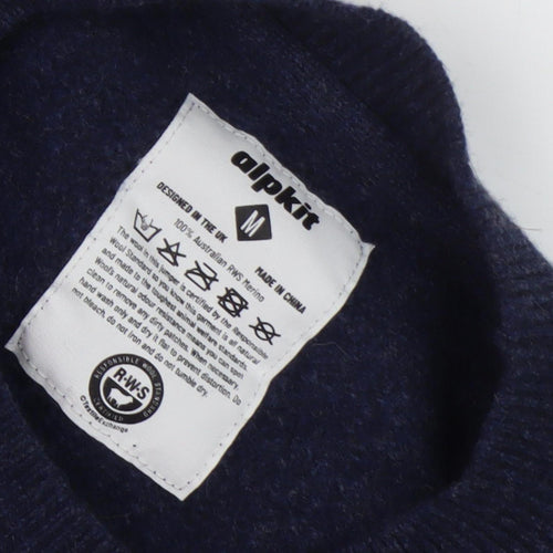 Alpkit Women's Blue Merino Wool Pullover Jumper M