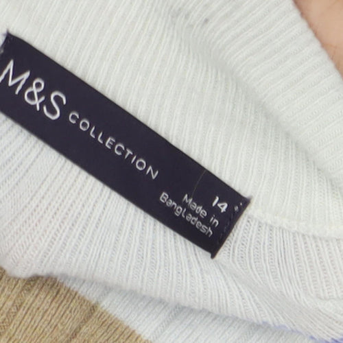 Marks and Spencer Women's Multicoloured Pullover Jumper