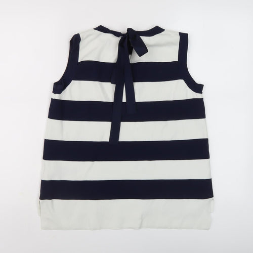 Marks and Spencer Women's Navy Striped Poncho M