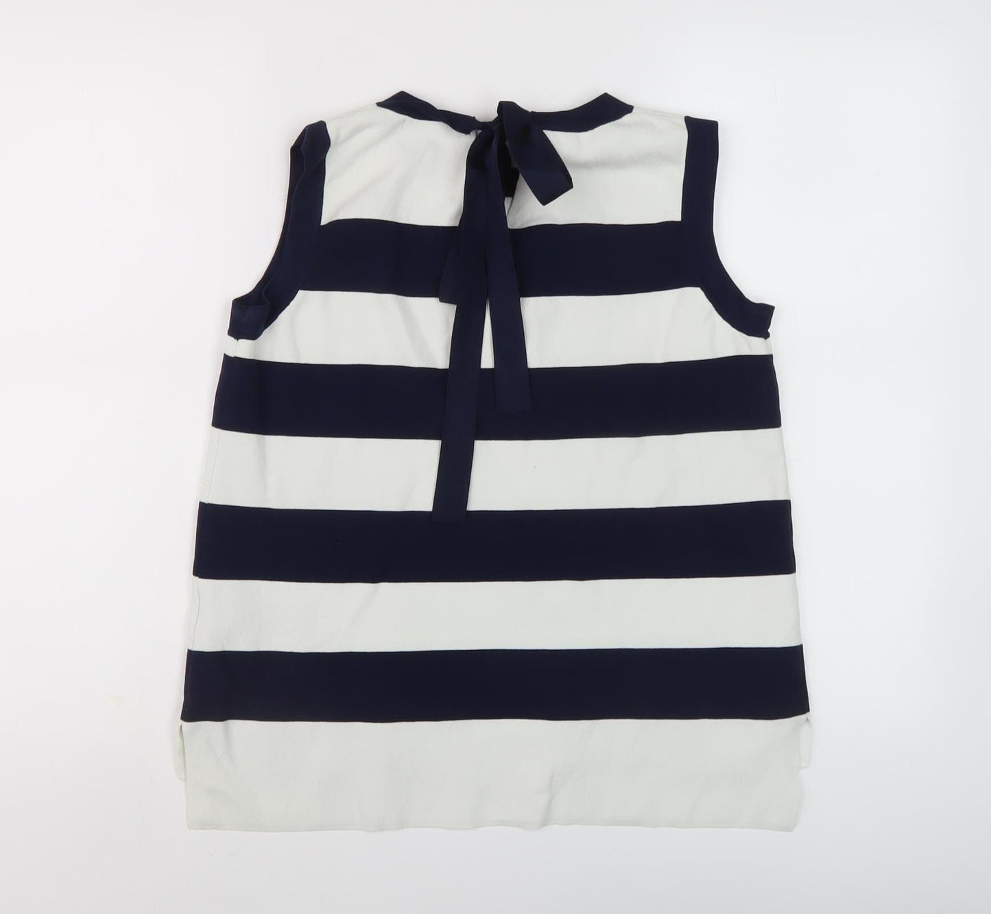 Marks and Spencer Women's Navy Striped Poncho M