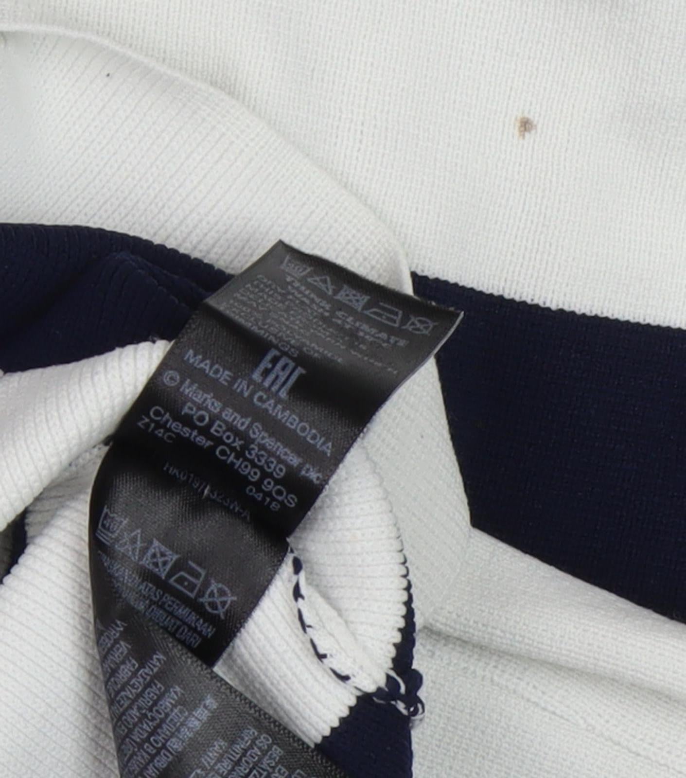 Marks and Spencer Women's Navy Striped Poncho M