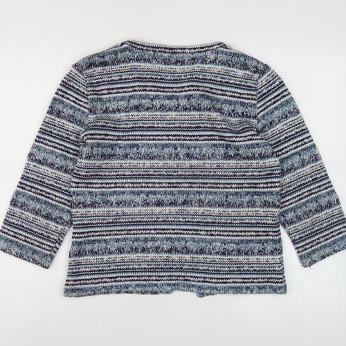 Per Una Women's Multicoloured Striped Knit Jacket M