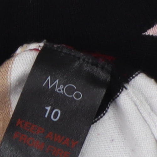 M&Co Women's Multicoloured Striped Pullover, Size 10